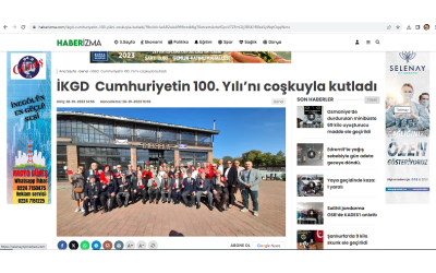 İKGD’den Cumhuriyetin 100. Yılı kutlama etkinliği