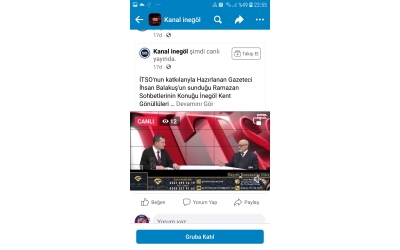 Kanal İnegöl de program