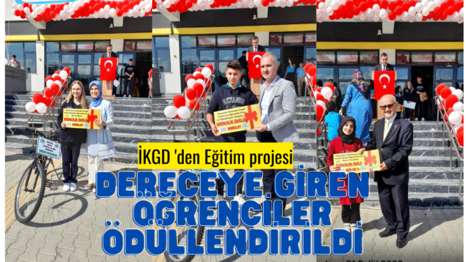 İKGD ve İlçe Milli Eğitim Müdürlüğünün ortaklaşa düzenlediği okullar arası ‘’Geçmişten Günümüze İnegöl’’ yarışması ödülleri dağıtıldı